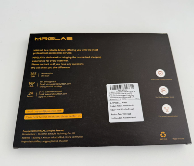 4 Pellicole Vetro Temperato iPhone 16 Pro Max