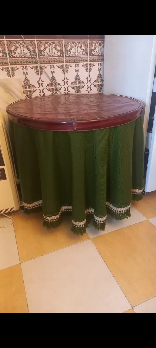 Mesa camilla redonda