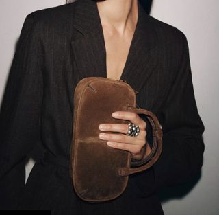 Bolso ante Zara marrón