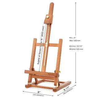 Caballete de mesa de madera