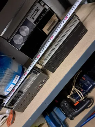 Radios Vintage Plata y Negro