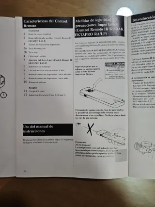Mando Kodak Ektapro para proyectores de diaposivas