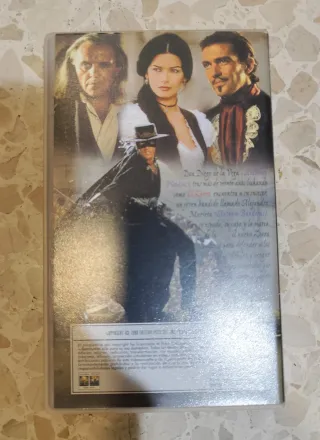 Película VHS La Máscara del Zorro