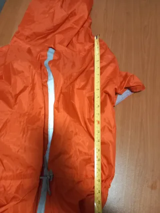 Impermeabile cane arancione/grigio