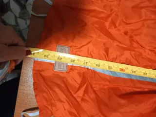 Impermeabile cane arancione/grigio