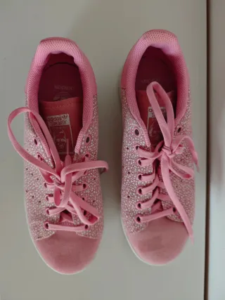 Scarpe Adidas Stan Smith Rosa Pois