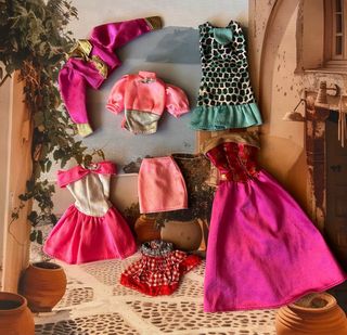 Set di abbigliamento Barbie anni '90