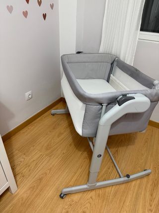 Minicuna colecho Chicco Next2me Magic Evo Gris