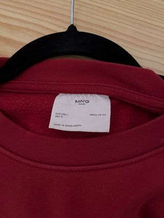 Sudadera Mango granate