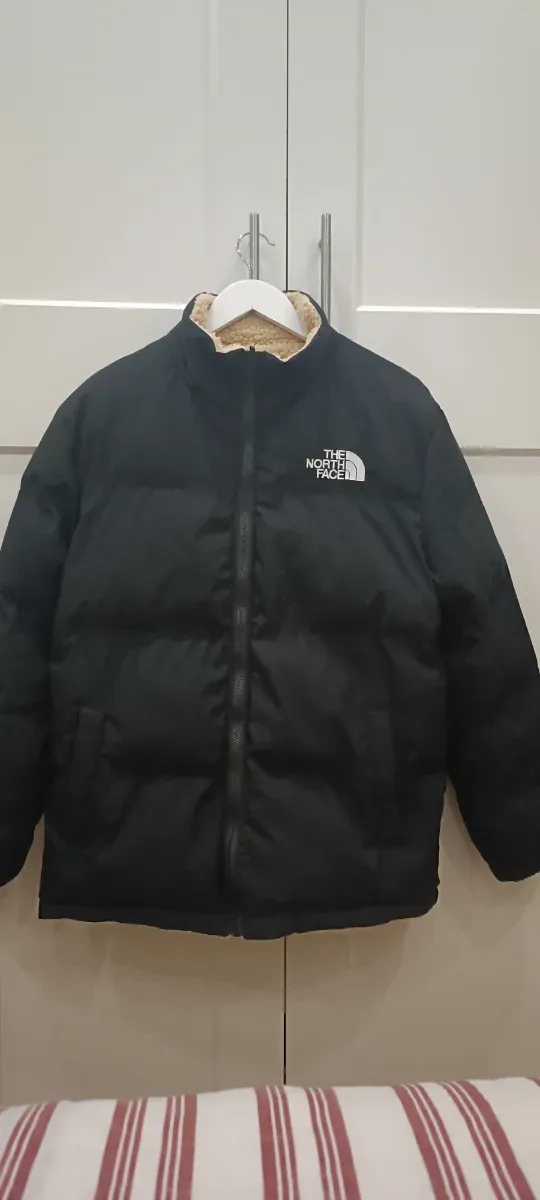Chamarra The North Face Negra reversible