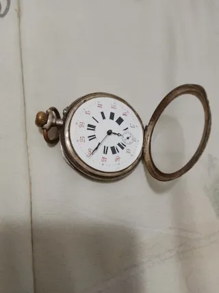 Orologio antico argento 1800