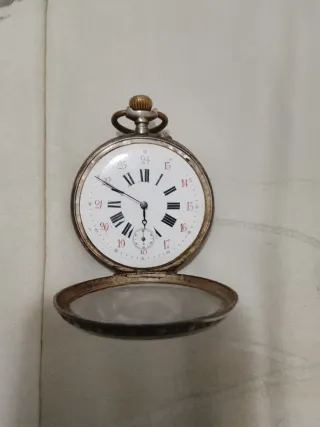 Orologio antico argento 1800