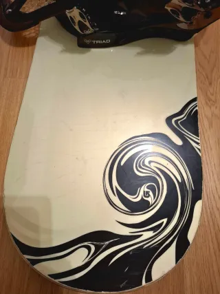 Tabla Snow Custom X 1.58 + Fijaciones Burton triad