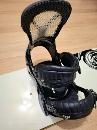 Tabla Snow Custom X 1.58 + Fijaciones Burton triad