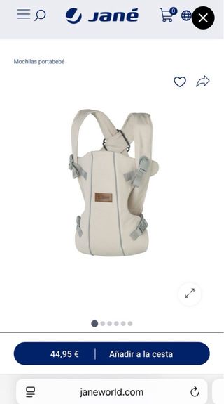 Mochila Portabebés Jané