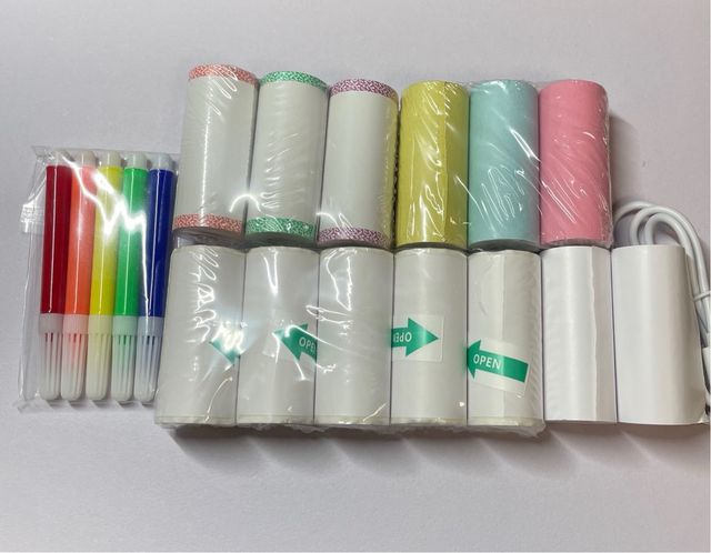 Mini Impresora Térmica Blanca