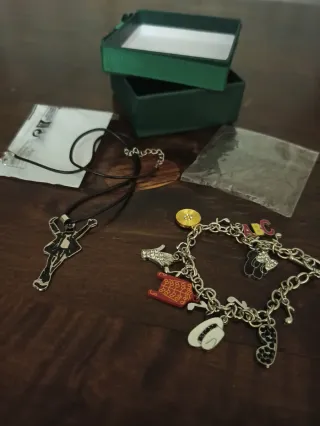 Colgante y pulsera Michael Jackson. SIN ESTRENAR!!
