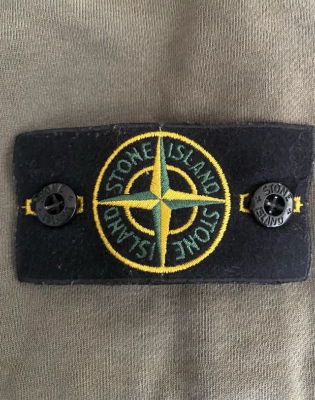 Stone Island Pantalón Corto Verde Talla M