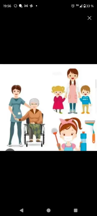 Cuidado de personas mayores y niños