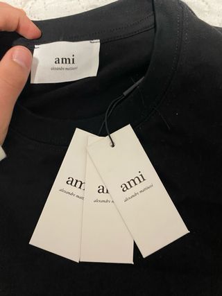 T-shirt Ami Paris Preta