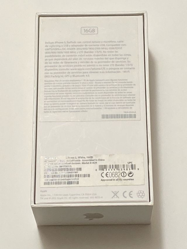 Scatola originale vuota per iPhone 5