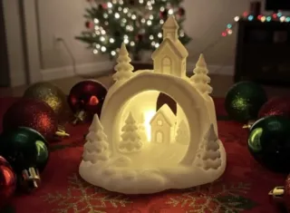Decorazione natalizia: Lanterna Natale 3D