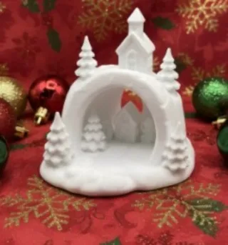 Decorazione natalizia: Lanterna Natale 3D