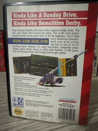 Sega mega drive   Combat Cars Videojuego