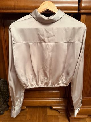 Camisa de vestir beige