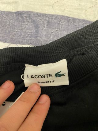 Sudadera Lacoste Preta