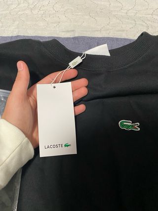 Sudadera Lacoste Preta