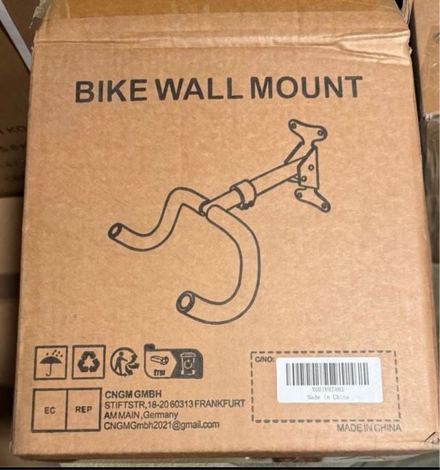 Soporte Pared Bicicleta Plegable