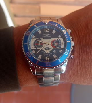 Reloj NOTIONR azul y plateado