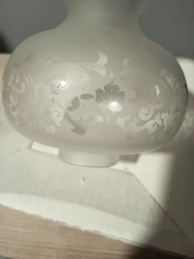 Tulipa de cristal decorada