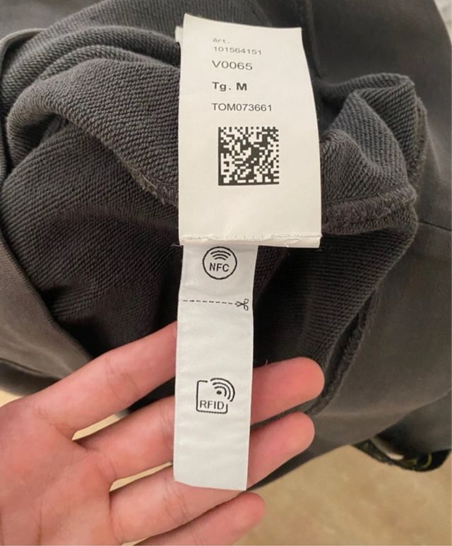 Sudadera Stone Island Gris