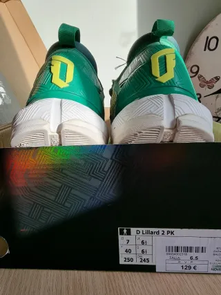 Adidas D Lillard 2 PK Verde Talla 40