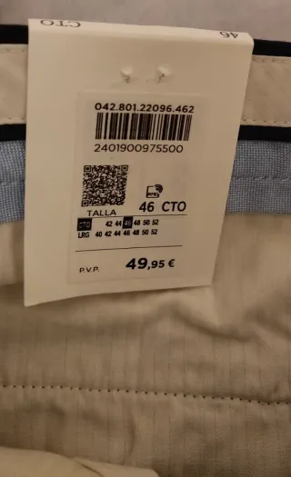 Pantalón de caballero