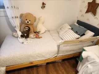 Cama individual madera Ikea NEIDEN