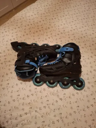 Patines en línea negros para niños n.37 _40