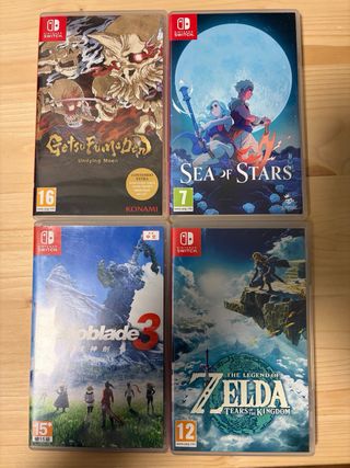 Nintendo Switch OLED con giochi