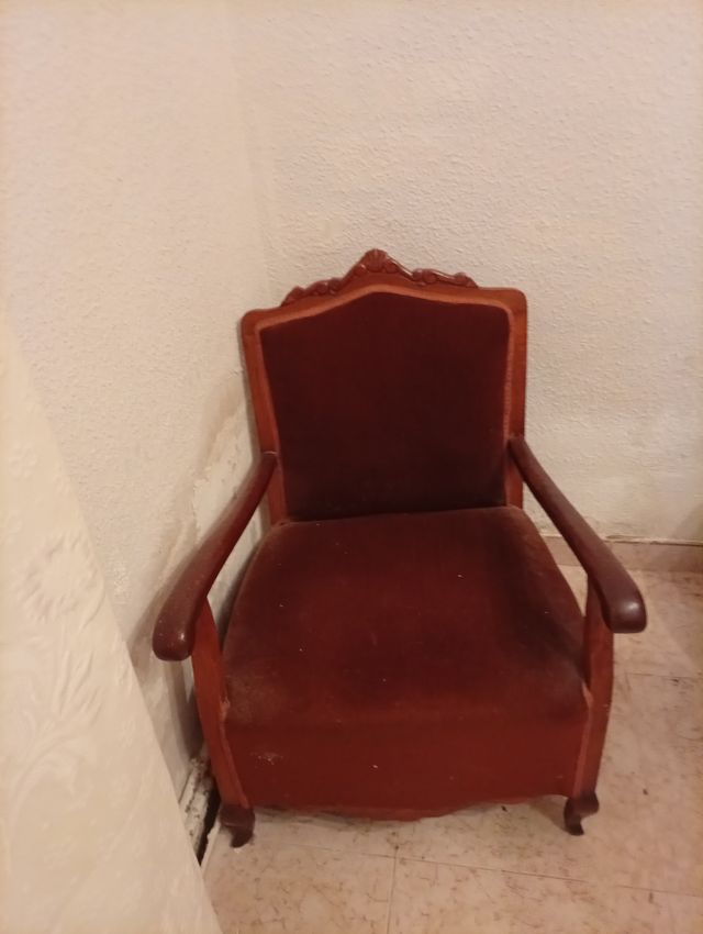 Set di due scarpiere in velluto e legno