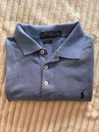 Polo Ralph Lauren Slim Fit Celeste Talla M