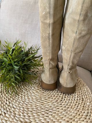 Botas Ante Beige Talla 38