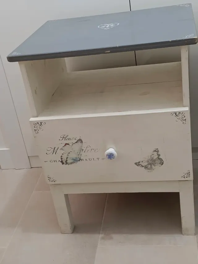 Mesitas de noche rústicas madera