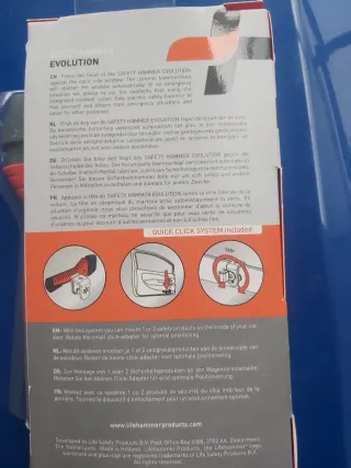 Martillo Rompe Cristales LIFE-HAMMER EVO