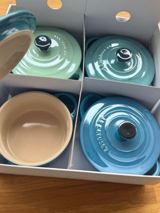 Set di 4 mini cocottes Le Creusset