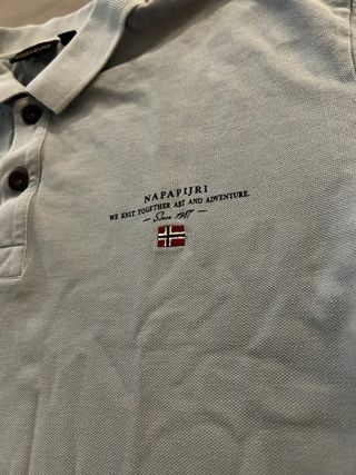 Polo Napapijri Azzurro Taglia L
