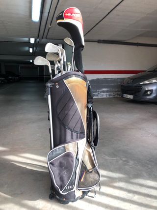 Bolsa y palos de golf para zurdo Wilson/Taylormade