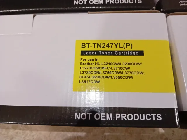 6 Cartuchos de tóner para impresora