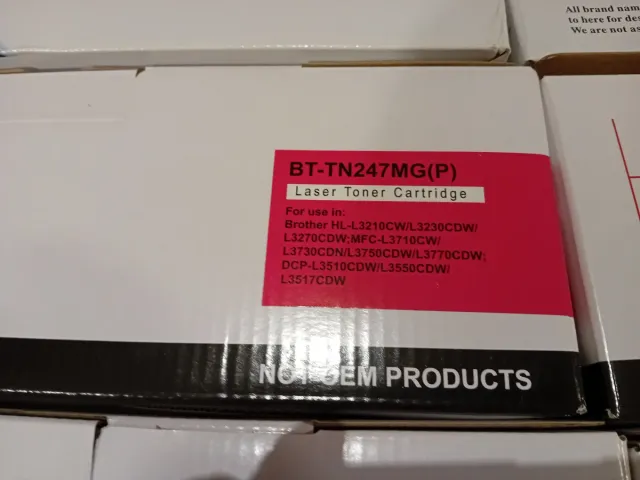 6 Cartuchos de tóner para impresora